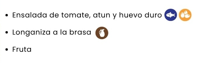 Comida 10/08/2026