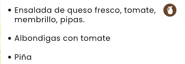 Comida 05/10/2026